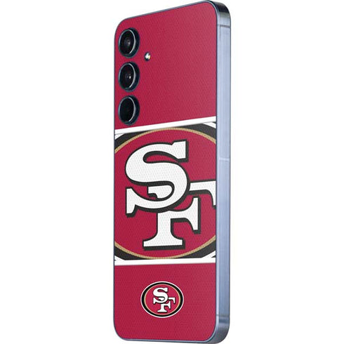 NFL San Francisco 49ers Zone Block Galaxy A35 5G Skin